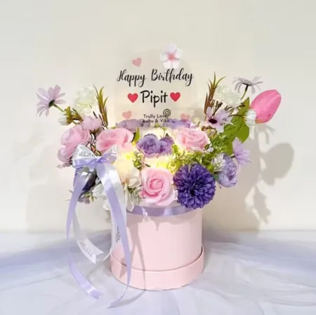 Bloom Box Akrilik Ucapan Ulang Tahun Muaro Jambi